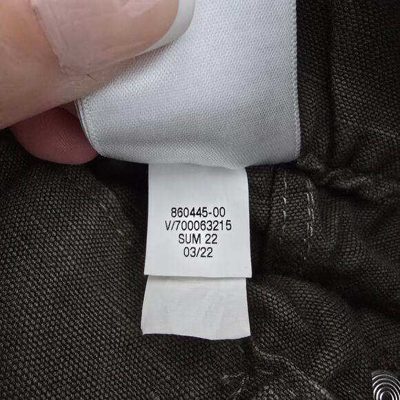 Banana Republic Paper Bag Shorts with Belt, NWOT, Olive Green Size 16 - Picture 7 of 9